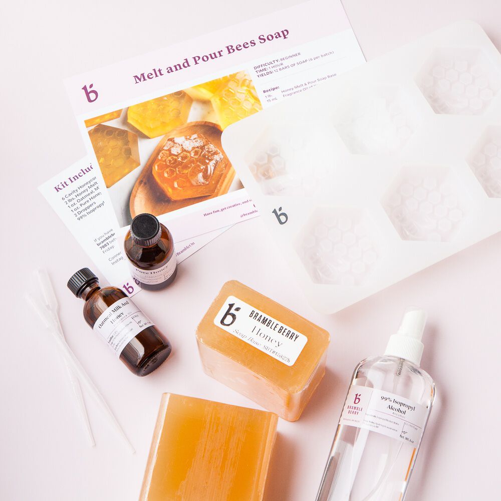 Honey Bees Melt and Pour Soap Kit