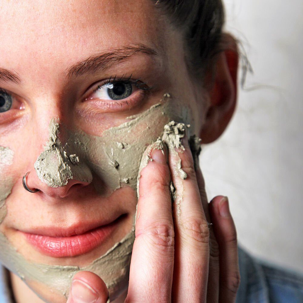 clay face mask