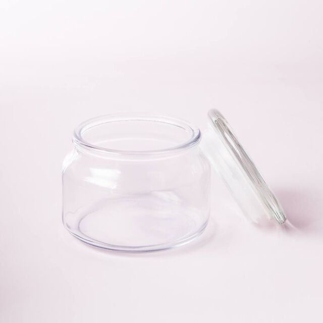 8oz Empty Luxury Straight Sided Glass Candle Jar container factory and  manufacturers