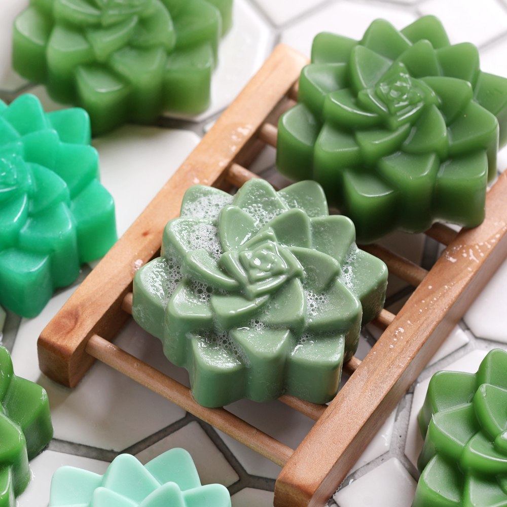 Succulent Silicone Mold - 4 Cavities – Mommy's Soaps